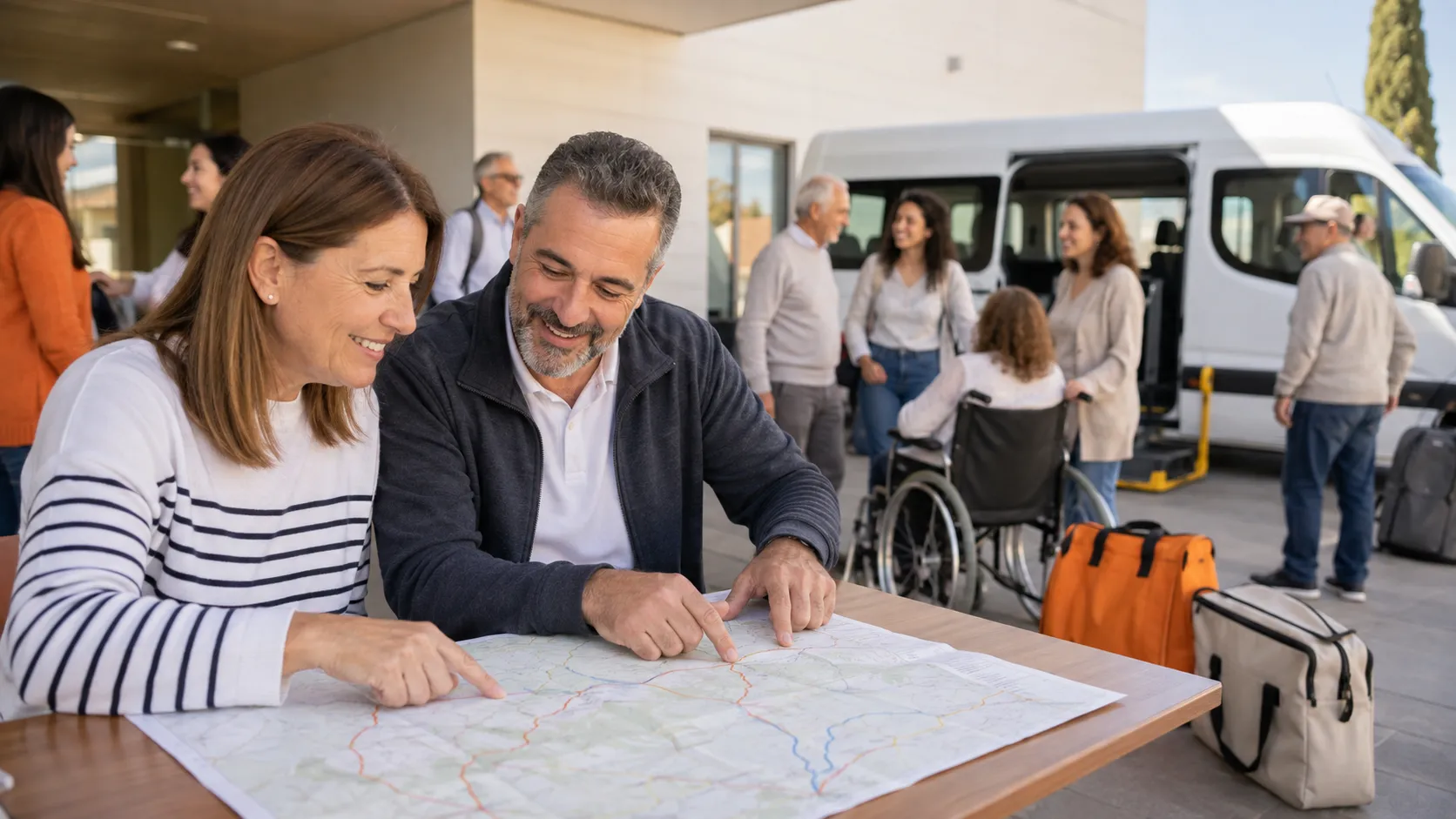 Gestión de rutas para grupos de salud con necesidades especiales